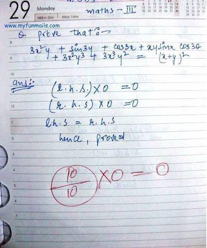 funny math test paper Archives - Math and Multimedia